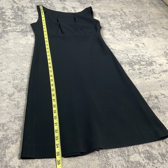 Moschino Cheap And Chic Black Sleeveless Button Back Mini Dress Sz 4 - Picture 8 of 10